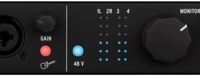 41NyF7KXBfL. AC SL1080 Arturia – MiniFuse 4 – Compact USB Audio & MIDI Interface with Creative Software for Recording, Production, Podcasting, Guitar – Black