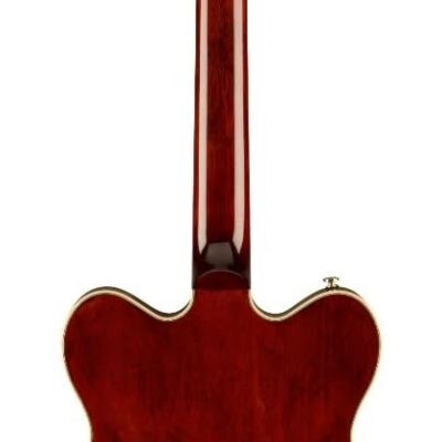 Gretsch G2622 Streamliner Electric Guitar (Gunmetal) – Double-Cut Body Design with BroadTron Pickups – 6-String Right-Handed Instrument – Hollow Body Bundle with Plywood Case (Black) (2 Items)