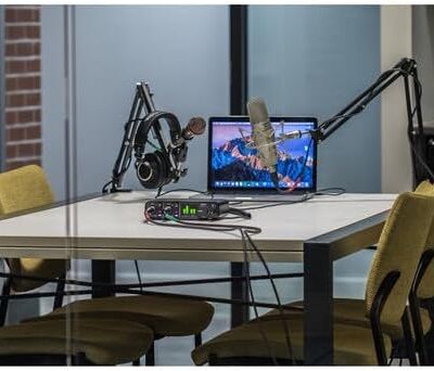 41PYHXS3bL. AC MOTU M2 USB-C Audio-MIDI Interface (3120) Bundle with 10 Ft XLR Cable, Fiber Cloth, Cable ties