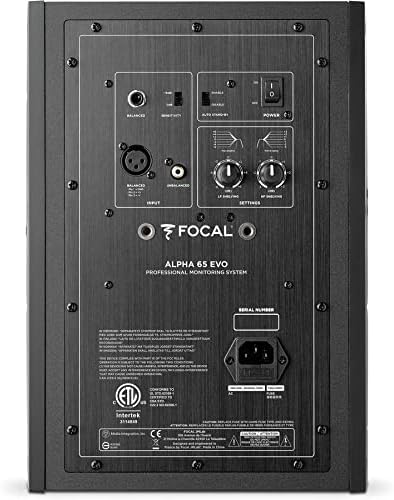 41ZUSil2poL. AC Focal Alpha 65 Evo 6.5 inch Powered Studio Monitor