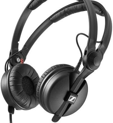 Sennheiser HD 25 PLUS Monitor Headphones with Auray Headphone Holder & 10 Extension Cable