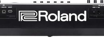 Roland Fantom-08 Synthesizer Keyboard Bundle with Double Braced X-Style Keyboard Stand, Sustain Pedal, Online Piano Lessons, Instructional DVD, and Austin Bazaar Polishing Cloth