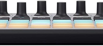 41hb9RR5IYL. AC SL1000 Novation AMS-CIRCUIT-RHYTHM Circuit Rhythm Sampler and Groovebox with 8 Sample Tracks and Sequencer Bundle with 2 YR CPS Enhanced Protection Pack