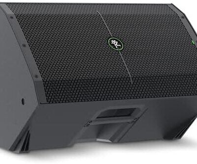 Mackie Thump15BST THUMP-15BST Boosted 1300W 15 Powered Loudspeaker (Single) with EMB Speaker Stand + EMB Microphone and EMB XLR Cable Bundle