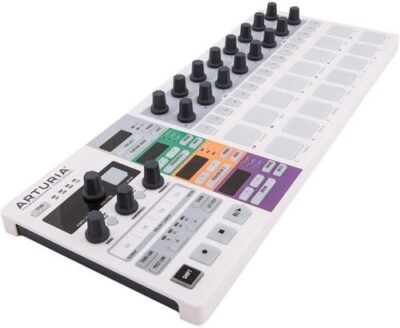 Arturia BeatStep Pro Controller and Sequencer — Aftertouch, Velocity Sensitive, With 2 Independent Melodic Sequencers, Drum Sequencer, 16 Drum Pads, MIDI/CV/Gate I/O and Music Production Software