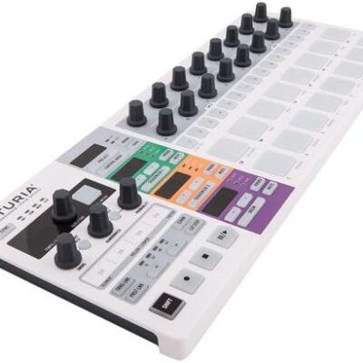 Arturia BeatStep Pro Controller and Sequencer — Aftertouch, Velocity Sensitive, With 2 Independent Melodic Sequencers, Drum Sequencer, 16 Drum Pads, MIDI/CV/Gate I/O and Music Production Software