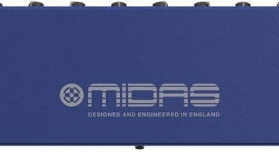 Midas DM16 16 Input Analogue Live and Studio Mixer with Midas Microphone Preamplifiers