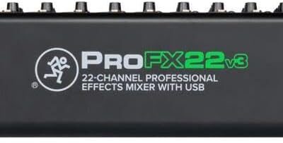 Mackie ProFX22v3 22-Channel Professional Analog Mixer with USB, Onyx Mic Preamps and GigFX Effects Engine