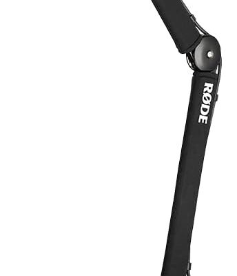 41r876nyZTL. AC SL1080 Rode PSA1+ Pro Studio Boom Arm for Podcasting and Streaming with Professional Grade XLR Cable and StreamEye Polishing Cloth