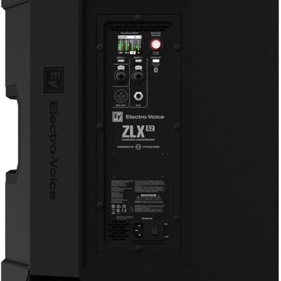 41x8lLSjtEL. AC SL1000 Electro-Voice ZLX-15P-G2 15 2-Way 1000W Bluetooth-Enabled Powered Loudspeaker (Pair) Bundle with Auray SS-47S-PB Steel Speaker Stands with Carrying Case and 2X XLR Cable