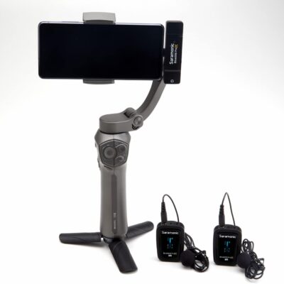 Saramonic Blink 500 Pro X B6 2-Person Wireless Mic System w/Lavaliers & USB-C Receiver for iPhone 15, Android, iPad, Mobile & Computers, Black