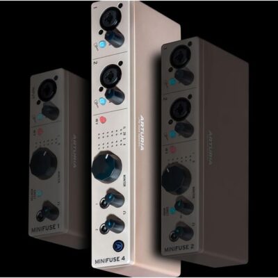 510ii3lqnFL. AC SL1000 Arturia 800123 MiniFuse 4 USB-C Audio Interface, Champagne Bundle with 2 YR CPS Enhanced Protection Pack and 4x OnStage 25ft XLR Cable