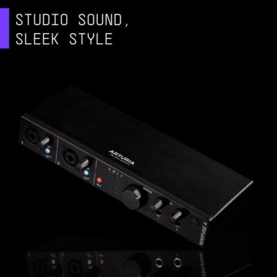 511d8zbkxQL. AC SL1080 Arturia – MiniFuse 4 – Compact USB Audio & MIDI Interface with Creative Software for Recording, Production, Podcasting, Guitar – Black