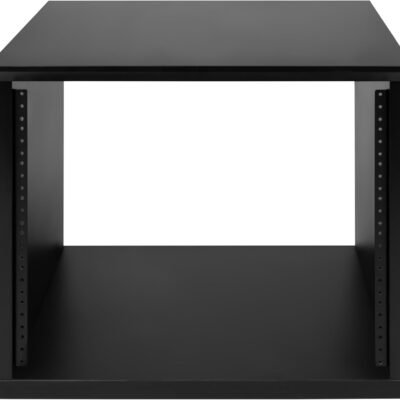 Gator Frameworks Elite Furniture Series 8U Wood Desktop Studio Rack in Standard Black Finish (GFW-ELITERK-8U-BLK)