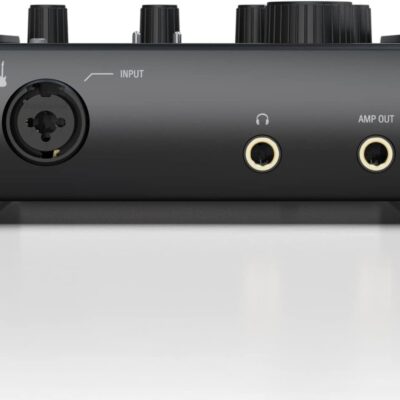 IK Multimedia AXE I/O One – Professional USB Audio Interface with Z-TONE advanced guitar tone shaping, AmpliTube and TONEX software included, high-resolution recording studio equipment