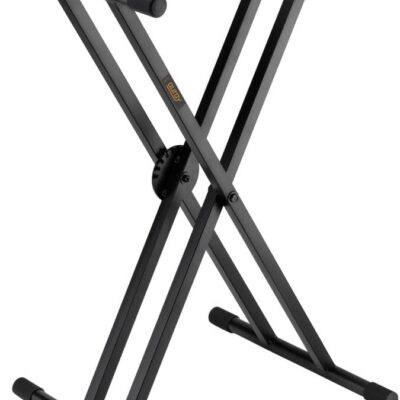 EXPRESSIVE E Osmose 61-Key Synthesizer and MPE Controller Bundle with Auray KSCL-2X Double-X Keyboard Stand, Auray PBS-17 X-Style Piano Bench, Auray FP-P1L Sustain Pedal and Kaces KKC-MD Dust Cover