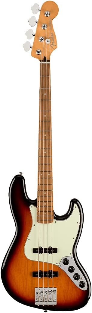 Fender Player Plus Jazz Bass, 3-Color Sunburst, Pau Ferro Fingerboard