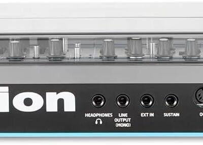 513QP8YvpZL. AC SL1200 Decksaver Novation Bass Station II Cover (DS-PC-BASSSTATION2)