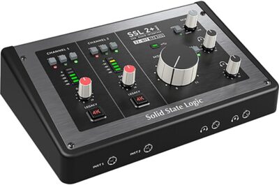 513ugLSvXnL. AC SL1000 Solid State Logic SSL 2+ MKII – 2×4 USB Audio Interface Bundle with Slate Digital VMS ML-1A Large-diaphragm Condenser Modeling Microphone