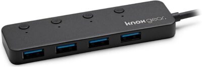 Novation Bass Station II Analog Mono-Synth Bundle with 3.0 4 Port USB Hub (2 Items)