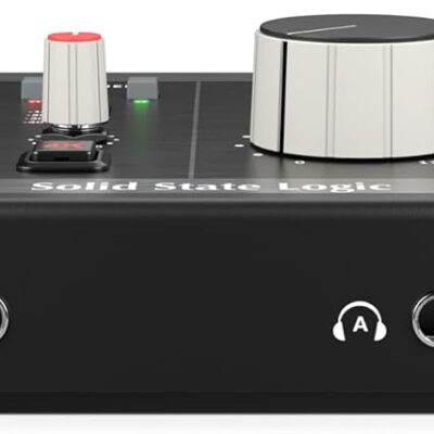 Solid State Logic SSL 2 Plus MKII USB Audio Interface with Dual Headphones, Four Balanced Outputs, and Class-Leading Mic Preamps