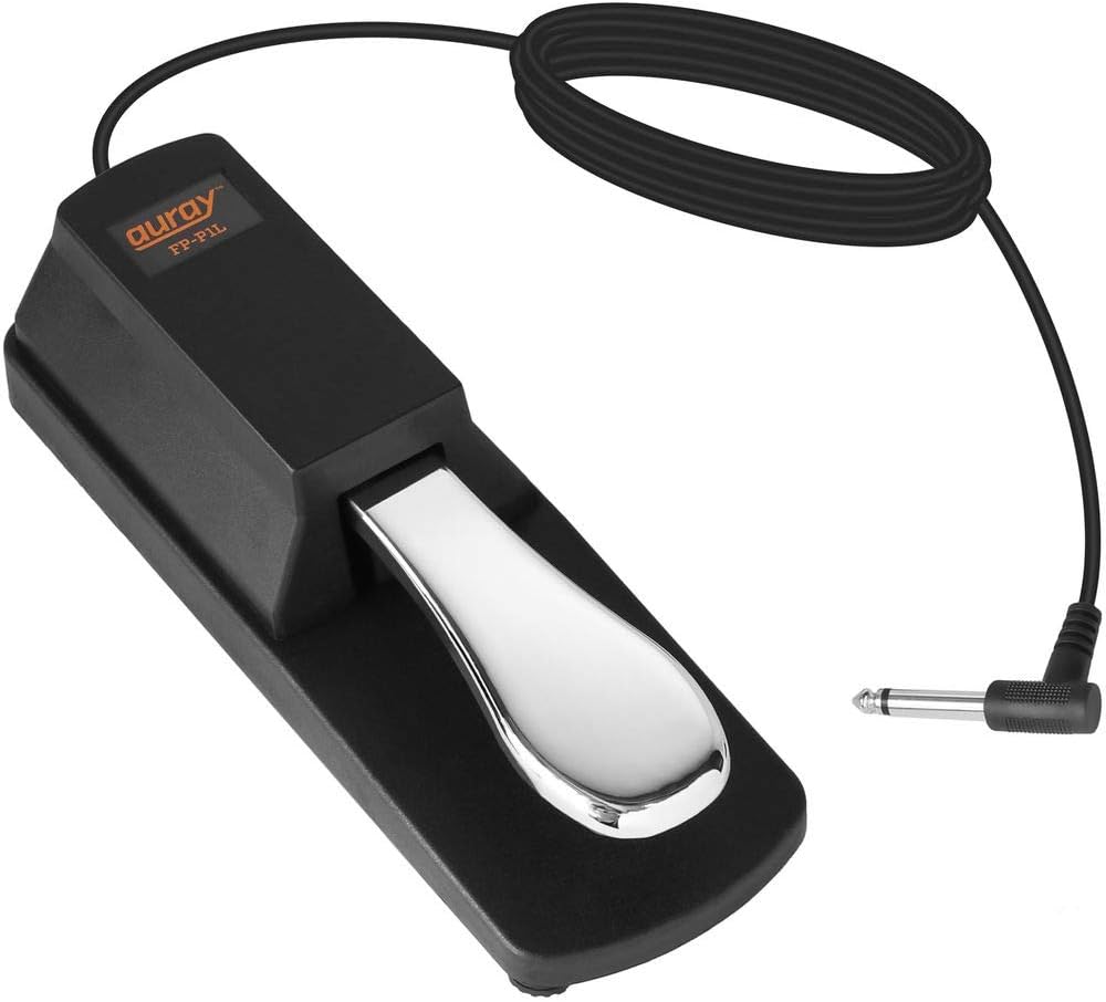 Novation Bass Station II Monophonic Analog Synthesizer with Sustain Pedal (Piano-Style) & 10 MIDI Cable Bundle