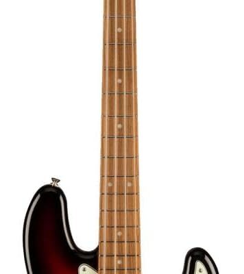 Fender Player Plus Jazz Bass, 3-Color Sunburst, Pau Ferro Fingerboard