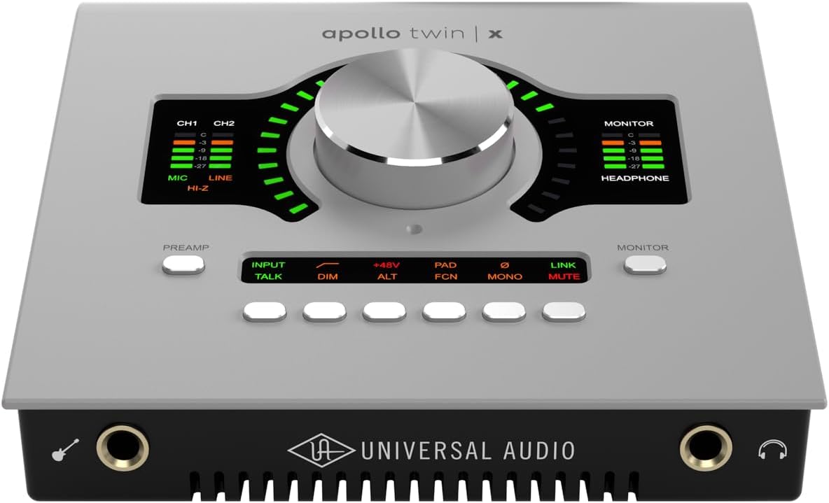 Universal Audio Apollo Twin X DUO Gen 2 Essentials + Edition Thunderbolt 3 Audio Interface