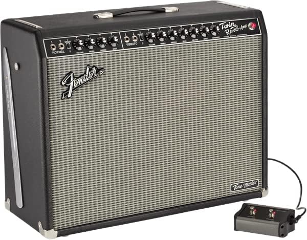 Fender Tone Master Twin Reverb Guitar Amplifier Bundle with Instrument Cable, Amperstand Guitar Cradle, Tuner, and Austin Bazaar Exclusive 24-Pack Picks