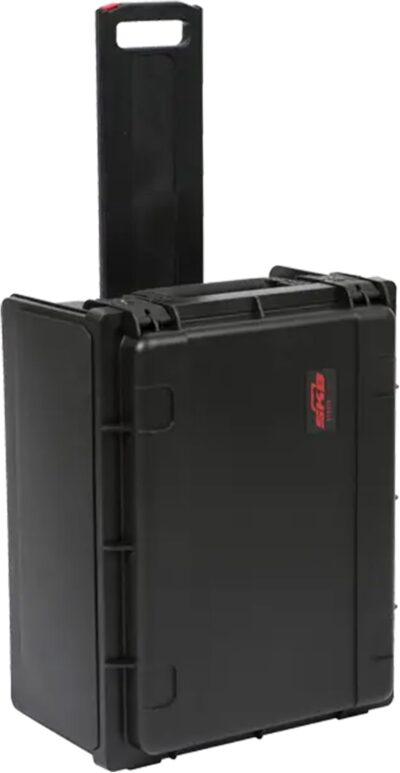 516TuV9U9 L. AC SL1500 SKB Studio Flyer Rack Case 4U – Durable Mobile Studio Solution with Injection Molded Shell, TSA Locks, and Wheels for Musicians, DJs, and Producers – Securely Transport and Protect Your Gear