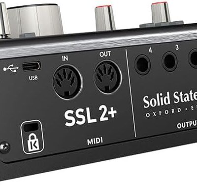 517ljjZHtL. AC SL1000 Solid State Logic SSL 2+ MKII – 2×4 USB Audio Interface Bundle with Slate Digital VMS ML-1A Large-diaphragm Condenser Modeling Microphone