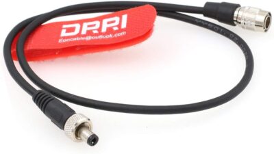 DRRI 4pin Hirose to Locking 2.1mm DC Cable for Video Devices PIX-E5 PIX-E7 PIX-E5H Monitor,Lectrosonics SRC/SRb/SRA DCR822 receivers