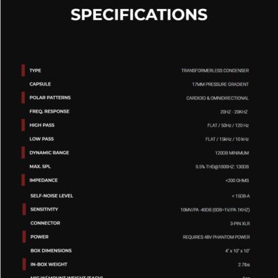 518mYEpg HL. AC SL1218 Lauten Audio LA-120 V2 Small-Diaphragm Condenser Microphone Pair