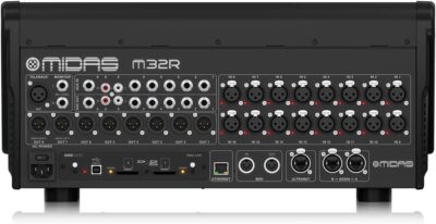 Midas M32 LIVE Digital Console for Live and Studio with 40 Input Channels, 32 Midas PRO Microphone Preamplifiers and 25 Mix Buses and Live Multitrack Recording