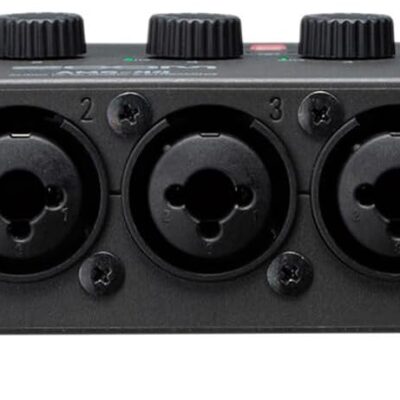 Zoom AMS-44 USB Audio Interface for Musicians & Podcasters, with 4 Inputs, 4 Outputs, Loopback, Direct Monitoring, Bus-Powered, for Recording and Streaming on PC, Mac, iOS, and Android