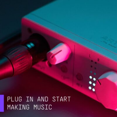 Arturia MiniFuse Recording Pack — USB Audio Interface Bundle with Condenser Microphone, Headphones, and Creative Software for Recording, Streaming, and Podcasting