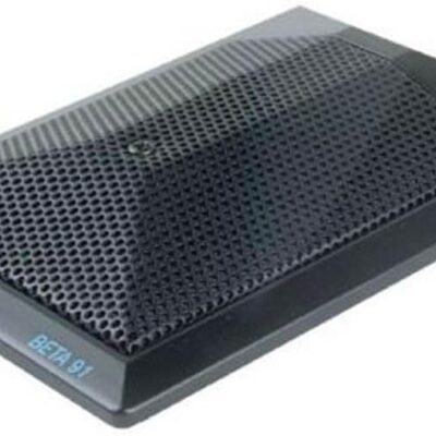 Shure BETA 91A Kick Drum Microphone – Half-Cardioid Condenser Mic with Integrated Preamplifier and XLR Connector, Low Profile Design – Maximize Setup Efficiency While Minimizing Stage Clutter