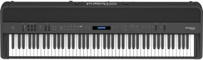 Roland FP-90X 88-Key Portable Digital Piano, Black Bundle with Stand, Bench, Sustain Pedal, Studio Monitor Headphones