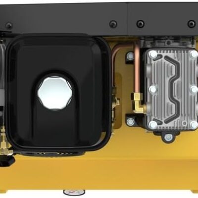 DEWALT 30 Gallon Gas Air Compressor Powered by HONDA GX160 Engine with Oil Lubricated Twin Cylinder Pump and Cast Iron Crankcase, Ideal for Service Trucks: 175 PSI, Truck Mounted