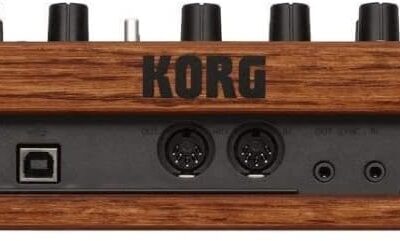 Korg monologue Monophonic Analog Synthesizer w/ 16-step Sequencer and OLED Oscilloscope – Blue