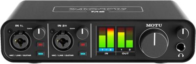Motu M2 2×2 USB-C Audio Interface with XLR-XLR Cable Bundle