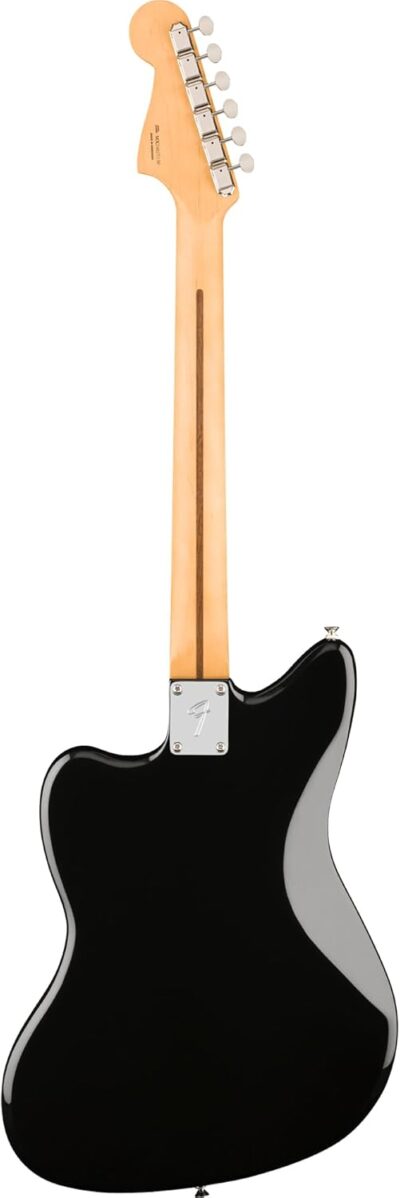 Fender Player II Jazzmaster – Black Bundle with Gig Bag, Strap, Cable, 3-Pack Picks and Guitar Cleaning Kit
