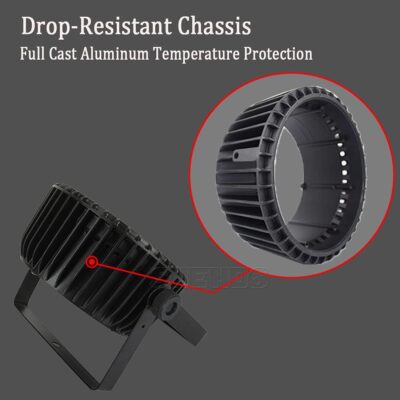 51CH1bbi6CL. AC SL1100 SHEHDS Par Can Stage Lights LED 18x12W RGBW 4in1, Wash/Strobe Effect, DMX512 Uplights Aluminum Shell, with Sound Activated Party Lights for Christmas Halloween Disco Club Wedding