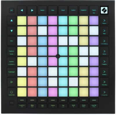 51CRKMHmKQL. AC Novation Launchpad Pro MK3, MIDI 64-Grid Controller and Sequencer for Ableton Live, Logic Pro and Hardware, 64 Sensitive RGB Pads, Dynamic Note Playing, Chord and Scale Modes