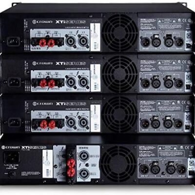 51CchBCZ16L. AC Crown XTi6002 Two-channel, 6000-Watt at 4Ω Bridged, 2100-Watt at 4Ω Dual Pro Power Amplifier. Black and Silver