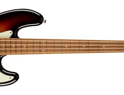 Fender Player Plus Jazz Bass, 3-Color Sunburst, Pau Ferro Fingerboard
