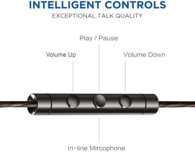 51Cja9 DUOL. AC SL1000 1MORE Quad Driver in-Ear Earphones Hi-Res High Fidelity Headphones Warm Bass, Spacious Reproduction, High Resolution, Mic in-Line Remote Smartphones/PC/Tablet – Silver/Gray