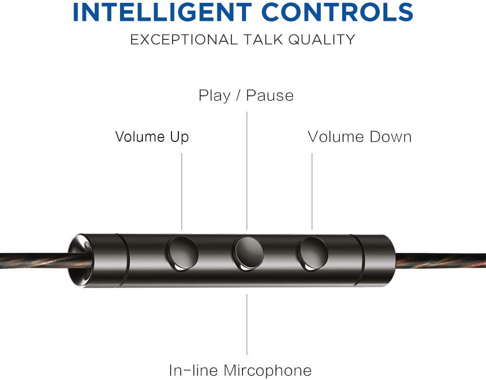 1MORE Quad Driver in-Ear Earphones Hi-Res High Fidelity Headphones Warm Bass, Spacious Reproduction, High Resolution, Mic in-Line Remote Smartphones/PC/Tablet – Silver/Gray