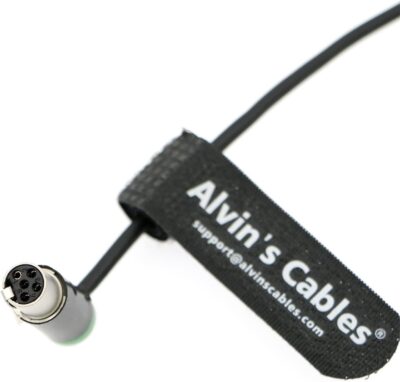 Alvins Cables 10Inch (25cm) Low Profile TA5F to Dual LP XLR 3 Pin Male Audio-Cable for Wisycom-MCR54, Lectrosonics-DCHR-Receiver, Cameras, Portable Recorders, Mixers