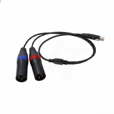 51E0zqtBh5L. SL1500 Audio Cable Mini XLR 5 Pin TA5F to Two XLR 3-pin for Wisycom MCR54, Zaxcom QRX200, Lectrosonics SRc5P Receiver to Sound Devices Mixer Recorder